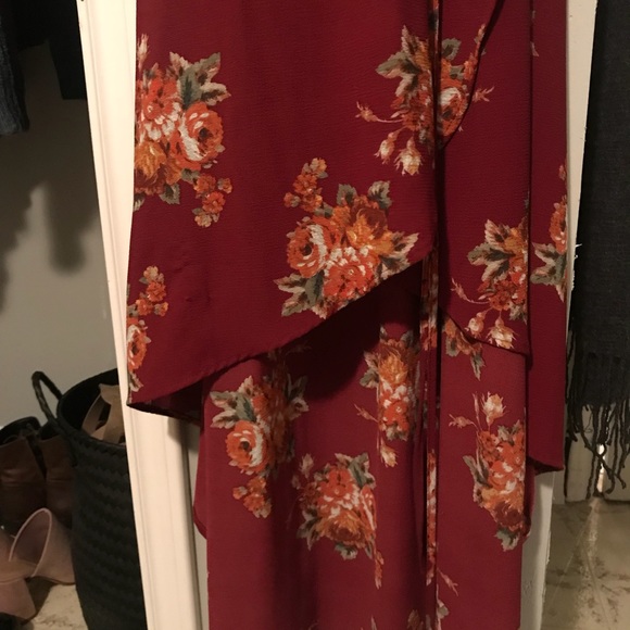 Floral Wrap Maxi Dress - Picture 4 of 4
